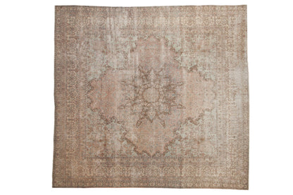 9.5x10 Vintage Fine Distressed Cyrus Crown® Kerman Square Carpet
