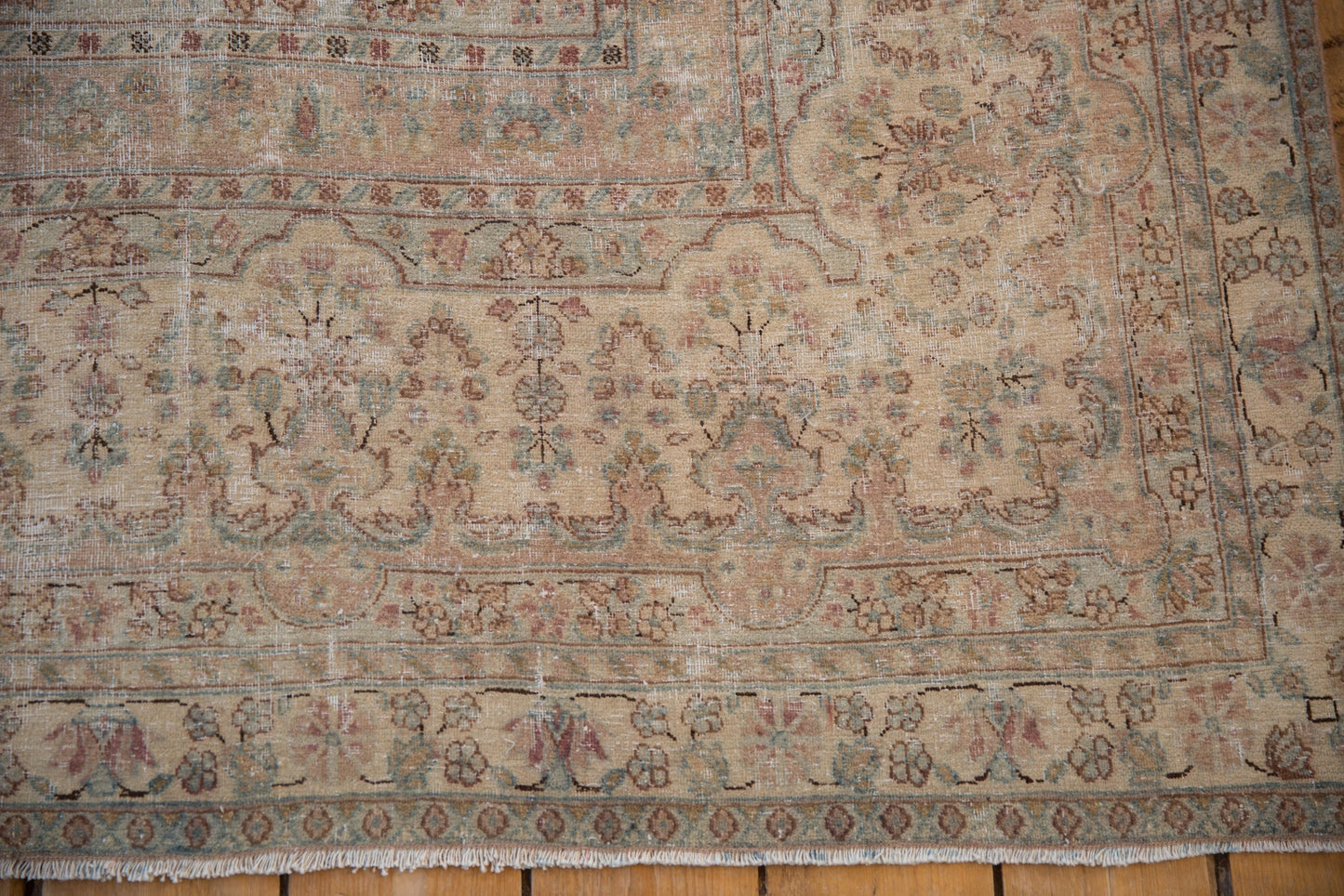 9.5x10 Vintage Fine Distressed Cyrus Crown® Kerman Square Carpet
