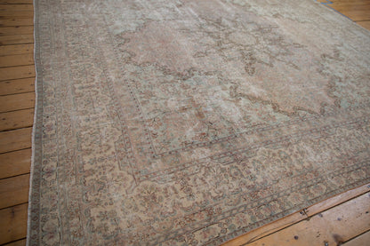 9.5x10 Vintage Fine Distressed Cyrus Crown® Kerman Square Carpet