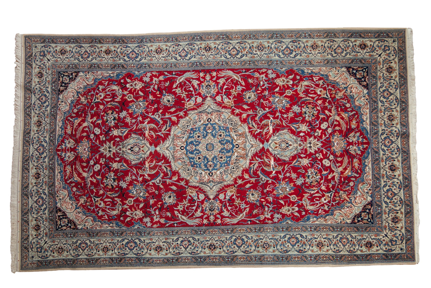 5.5x9 Vintage Nain Carpet