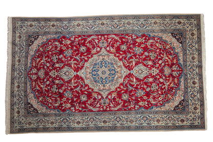 5.5x9 Vintage Nain Carpet