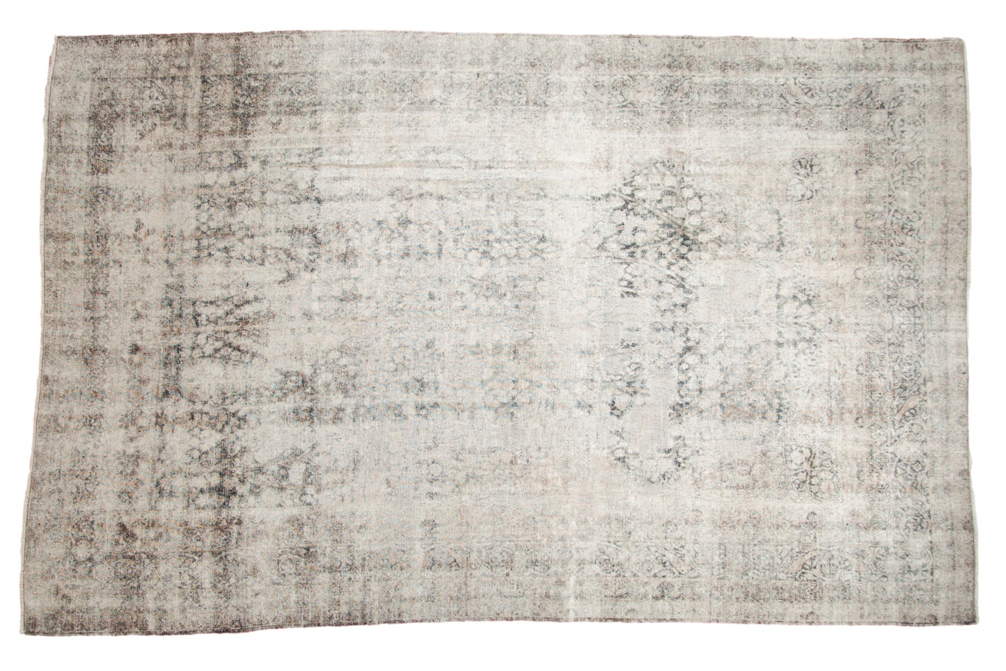 8.5x13.5 Antique Distressed Kerman Carpet