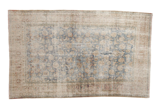 6.5x10.5 Vintage Distressed Meshed Carpet