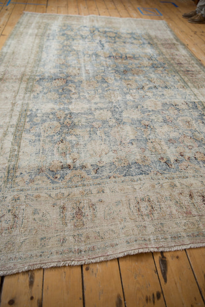 6.5x10.5 Vintage Distressed Meshed Carpet