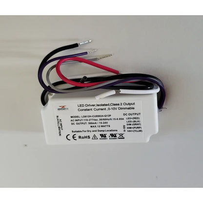 110-277V AC - 15V till 24V DC | 12W LED-drivrutin dimmer