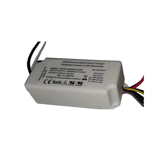 110-277V AC - 30V till 42V DC | 12W LED-drivrutin LED-dimmer