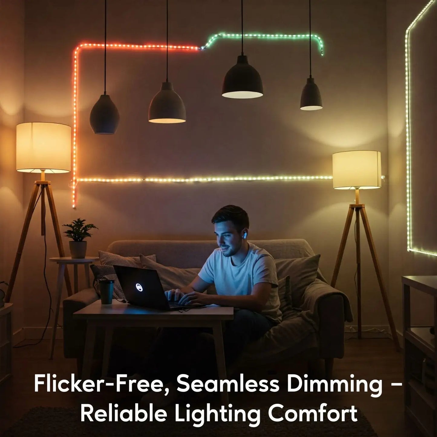 110-277V AC - 24V DC | 12W Konstant Spänning LED-drivrutin med Dämpning