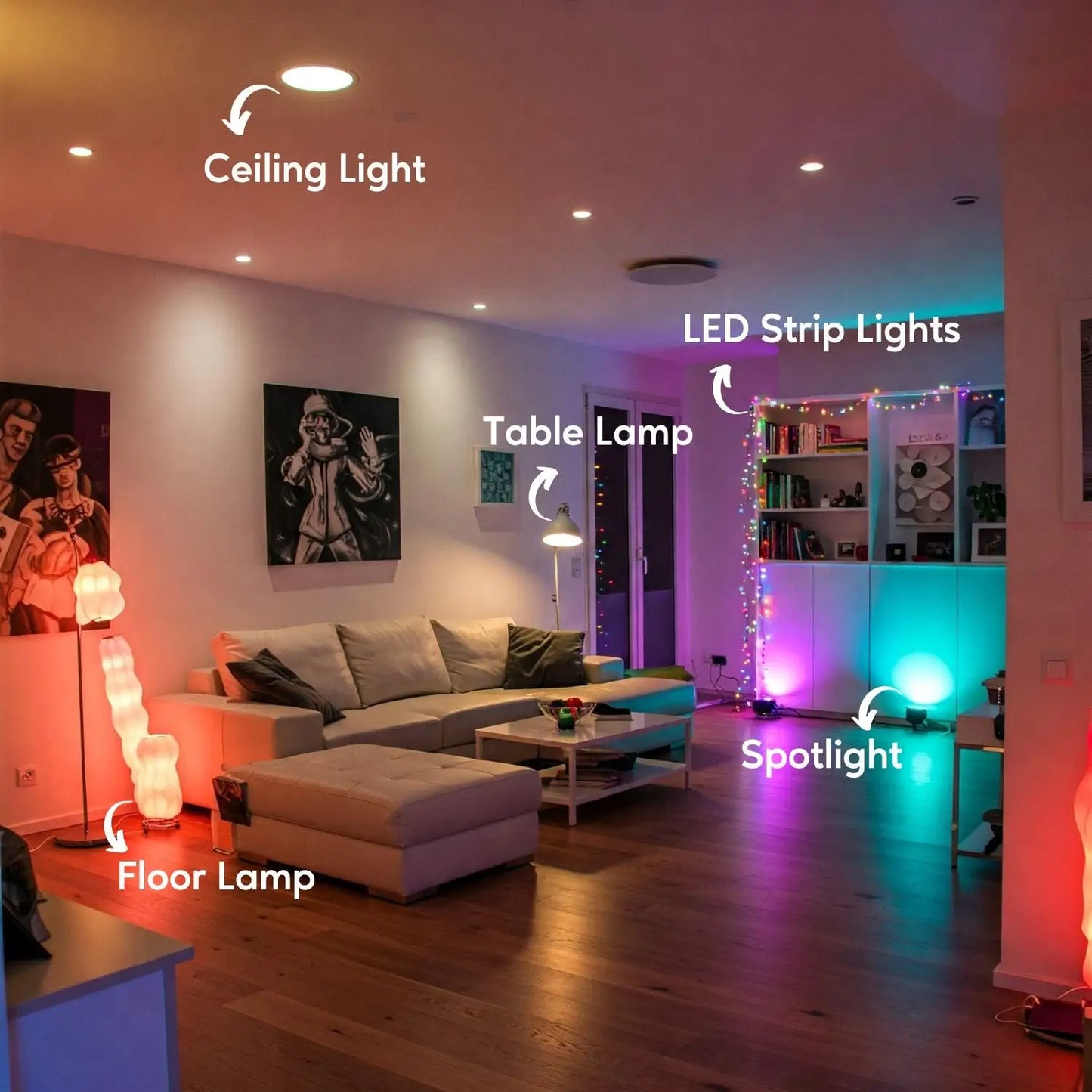 110-277V AC - 24V DC | 12W Konstant Spänning LED-drivrutin med Dämpning