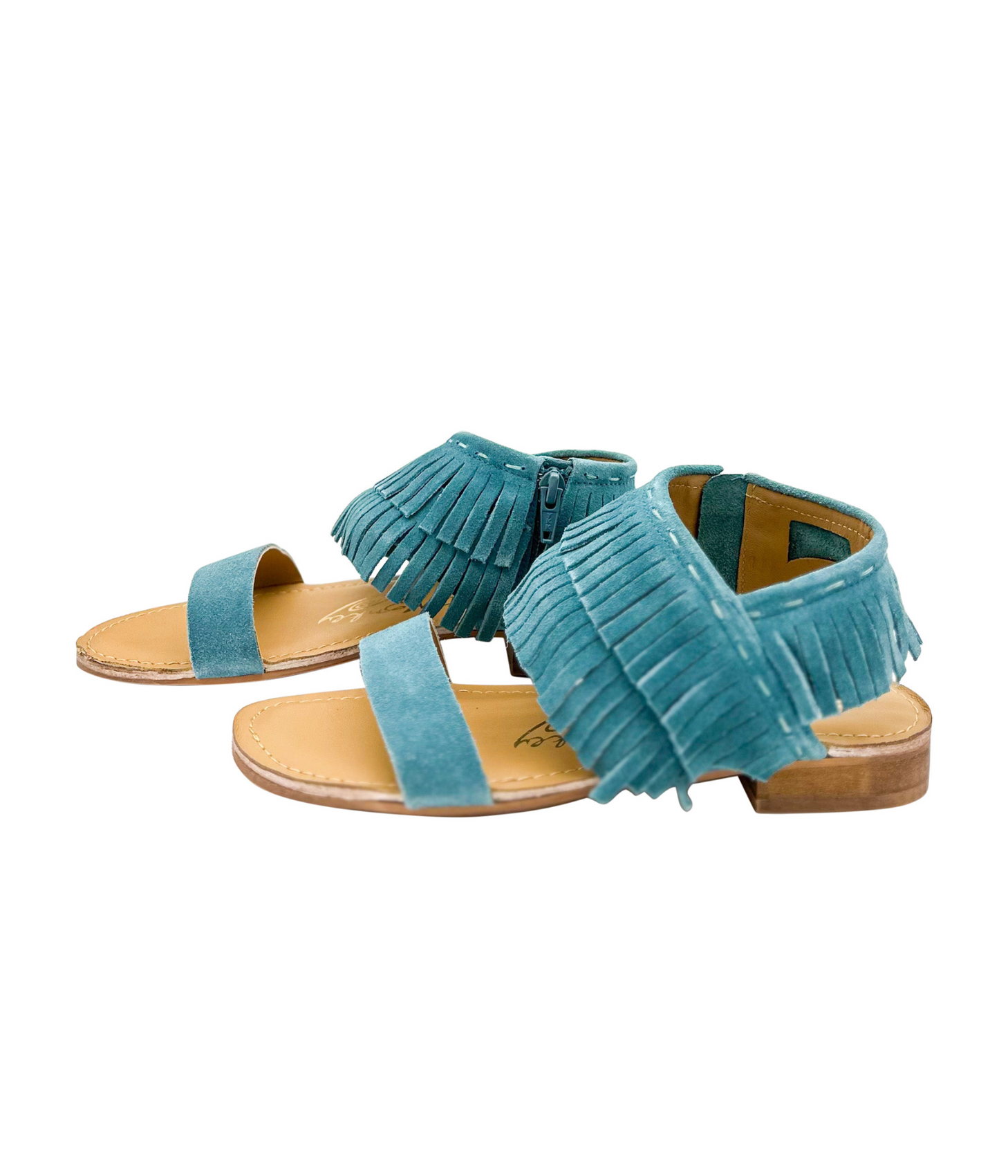 Sandalo Fringe Star in Teal