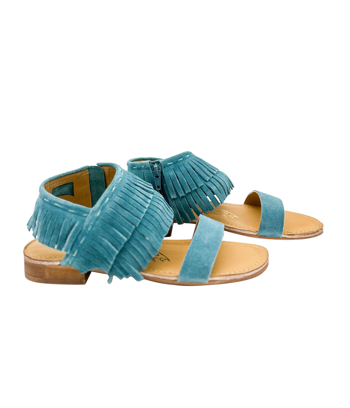 Sandalo Fringe Star in Teal