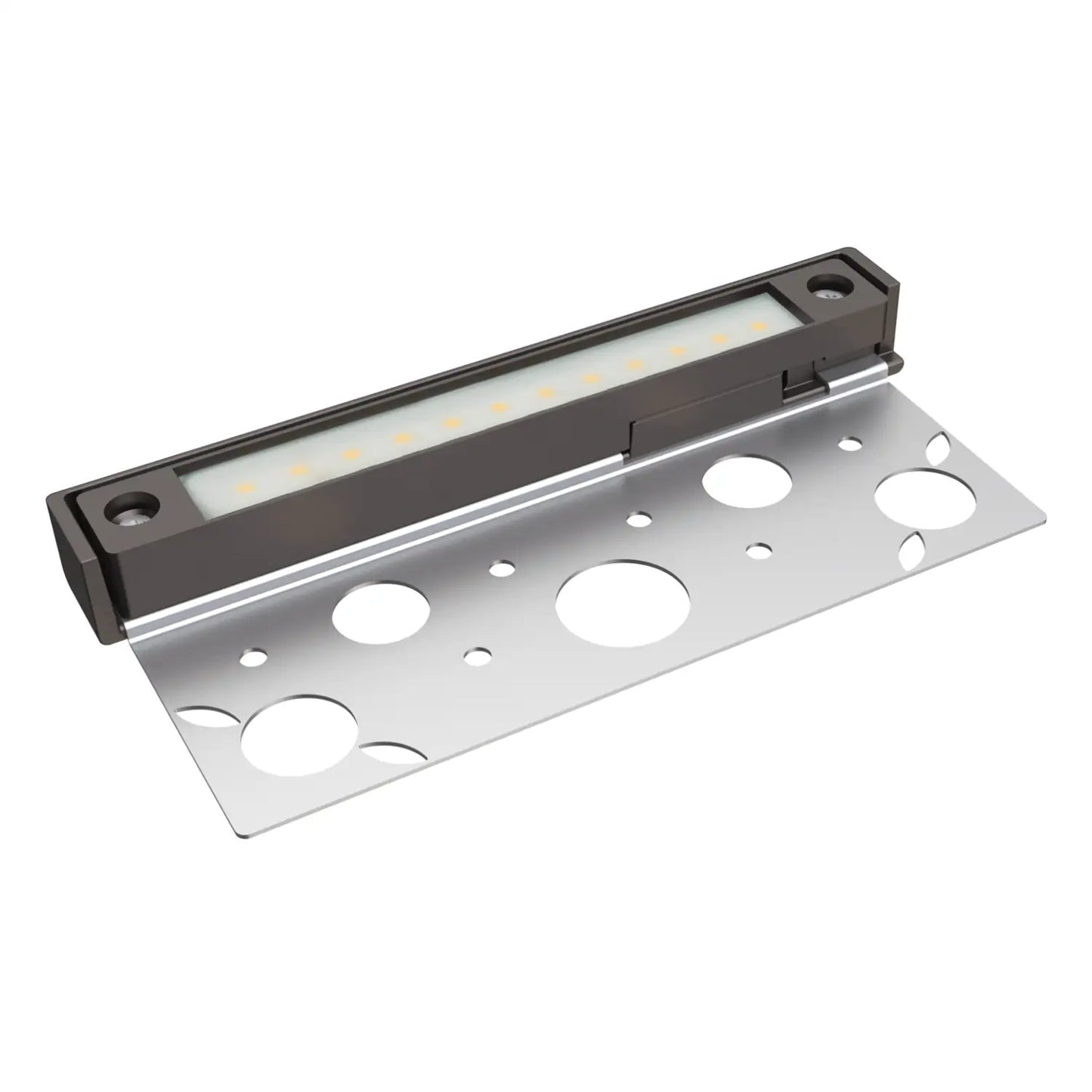 12" Mässing Hardscape Plattläggare RGB CCT Justerbar LED-armatur för Utomhusbelysning Landskap
