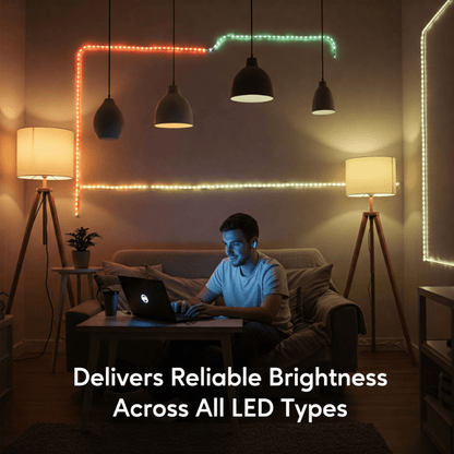 120V AC - 27V till 42V DC | 42W Konstant Ström LED-drivrutin Dimmer