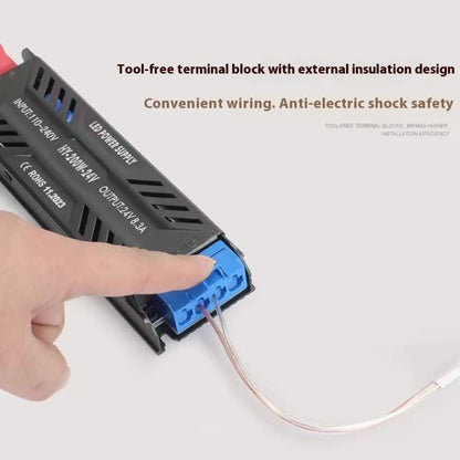 12V Strömförsörjning för LED-remsa med anti-flimmerteknik
