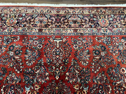 10x18 Karastan Sarouk Rug #785, Wool Large Palace Sized Vintage Karastan Carpet