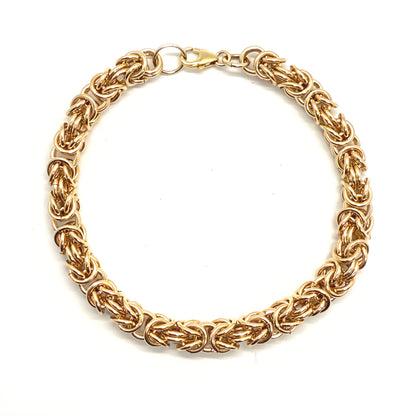 Byzantine Chainmaille Bracelet in 14K Gold Fill