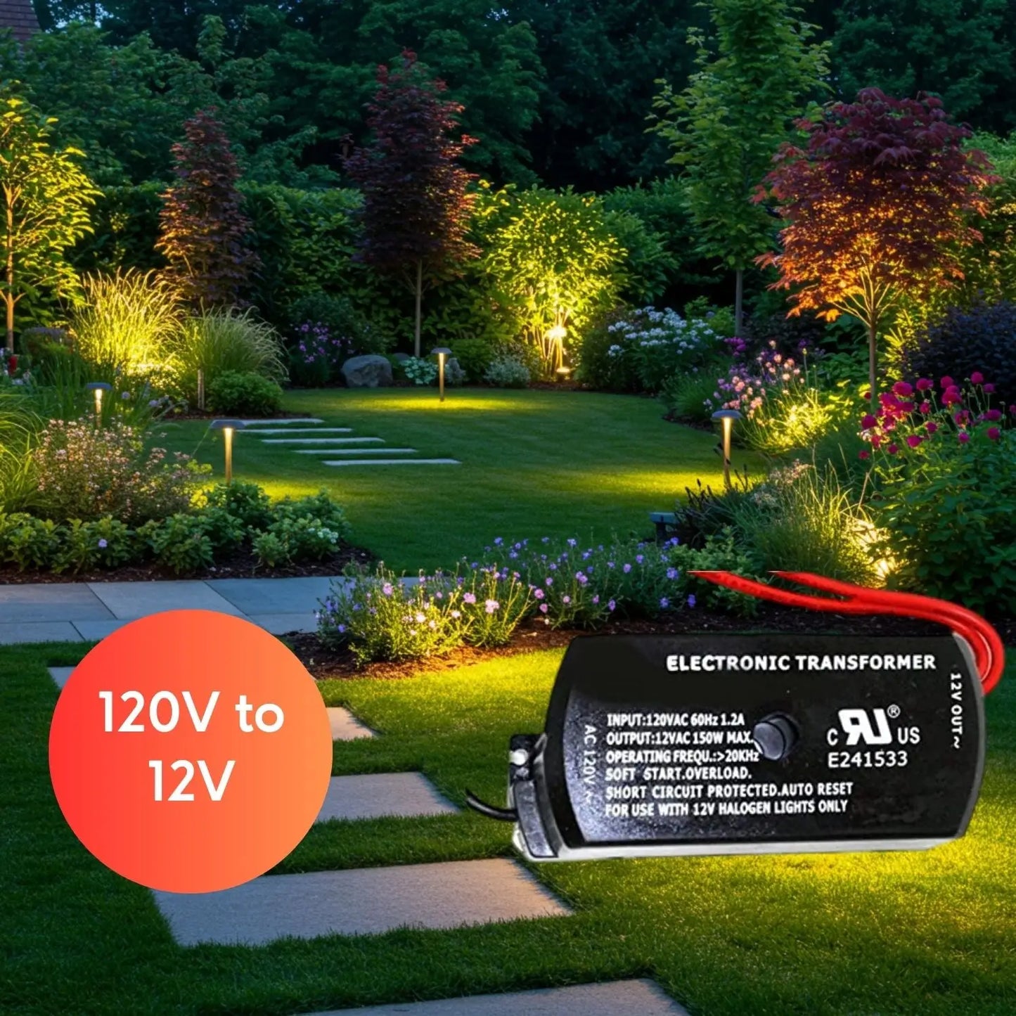 150W halogen inkapslade transformatorer elektroniska