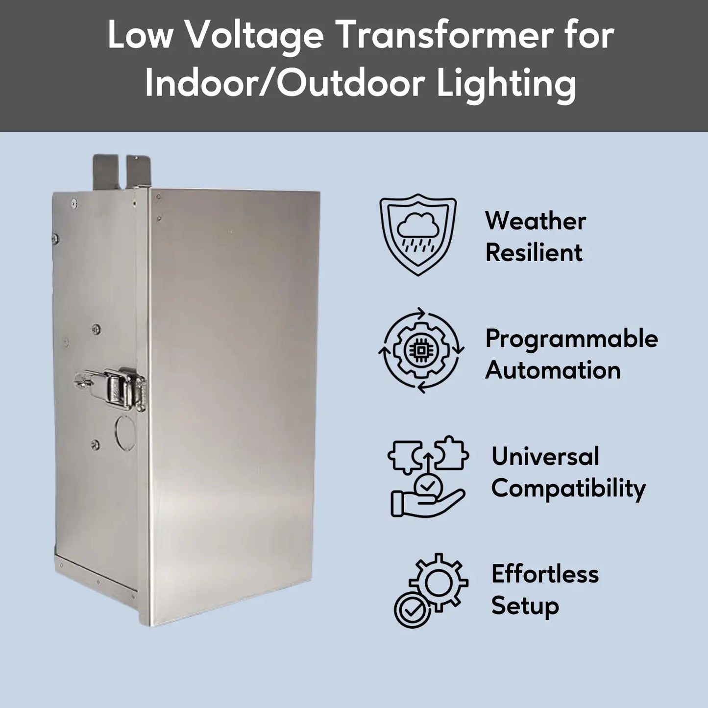 150W Multi-Tap Lågspänningstransformatorer | 12V - 15V