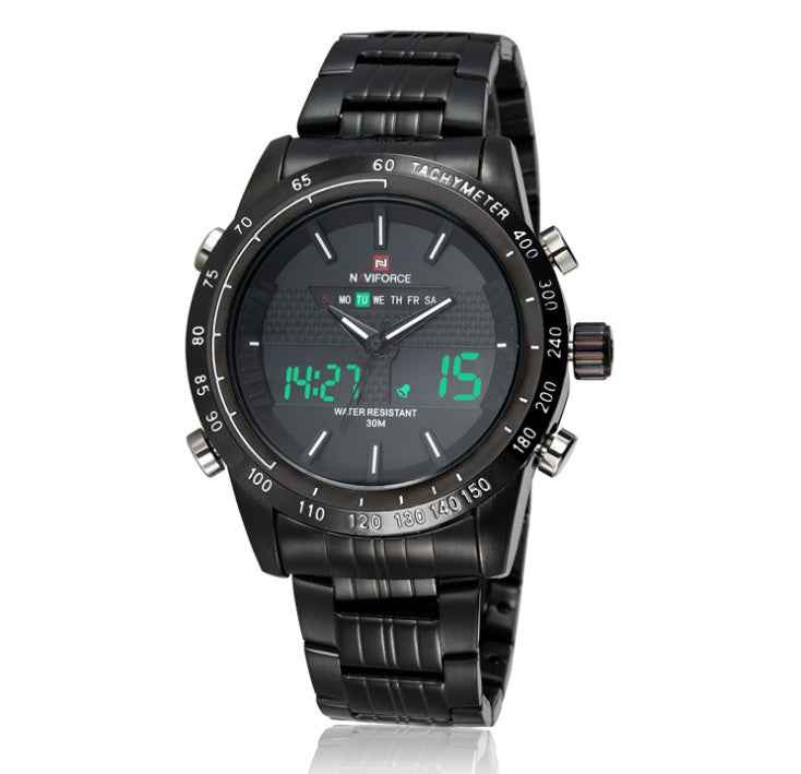 Kairos Naviforce 9024 Męski sportowy zegarek kwarcowy z podwójnym wyświetlaczem