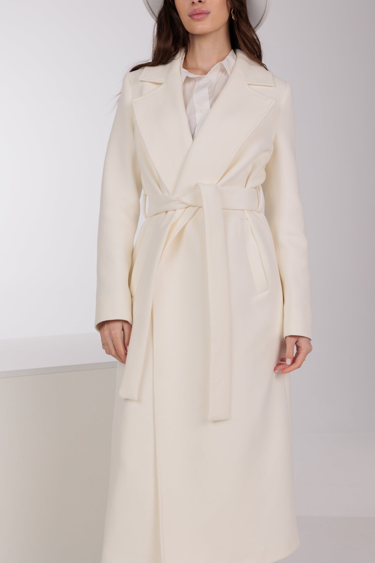 Astoria Classic Wraparound Wool Blend Overcoat