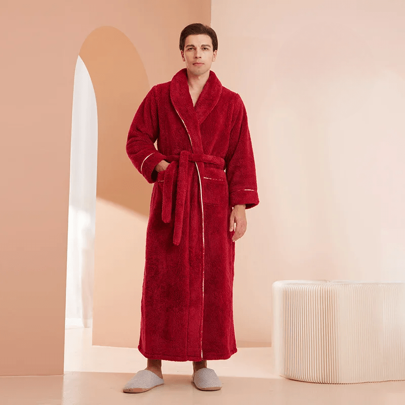 Pluche Fleece Badjas