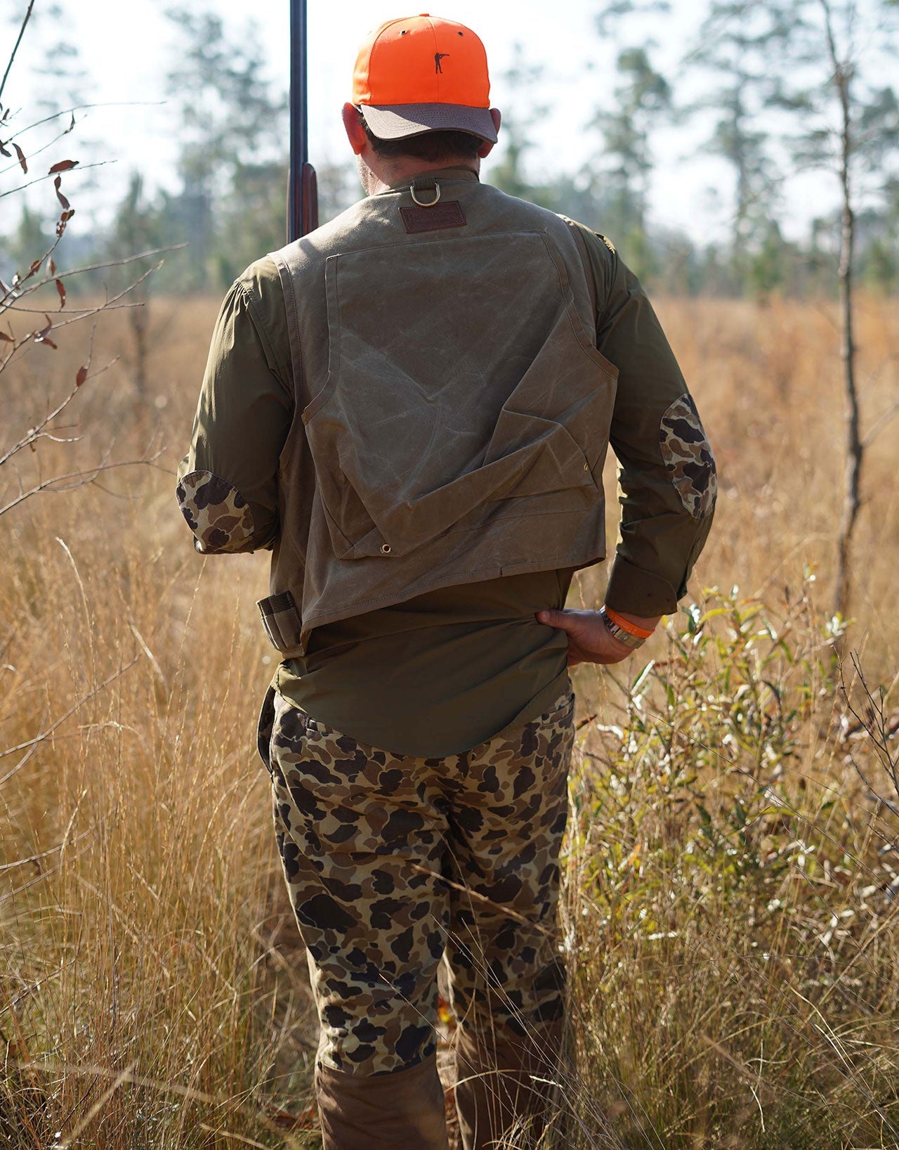 Midweight veldbroek - 17oz gewaxte camo