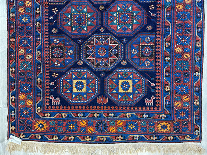 1880's Antique Shirvan 5x10 Area Rug