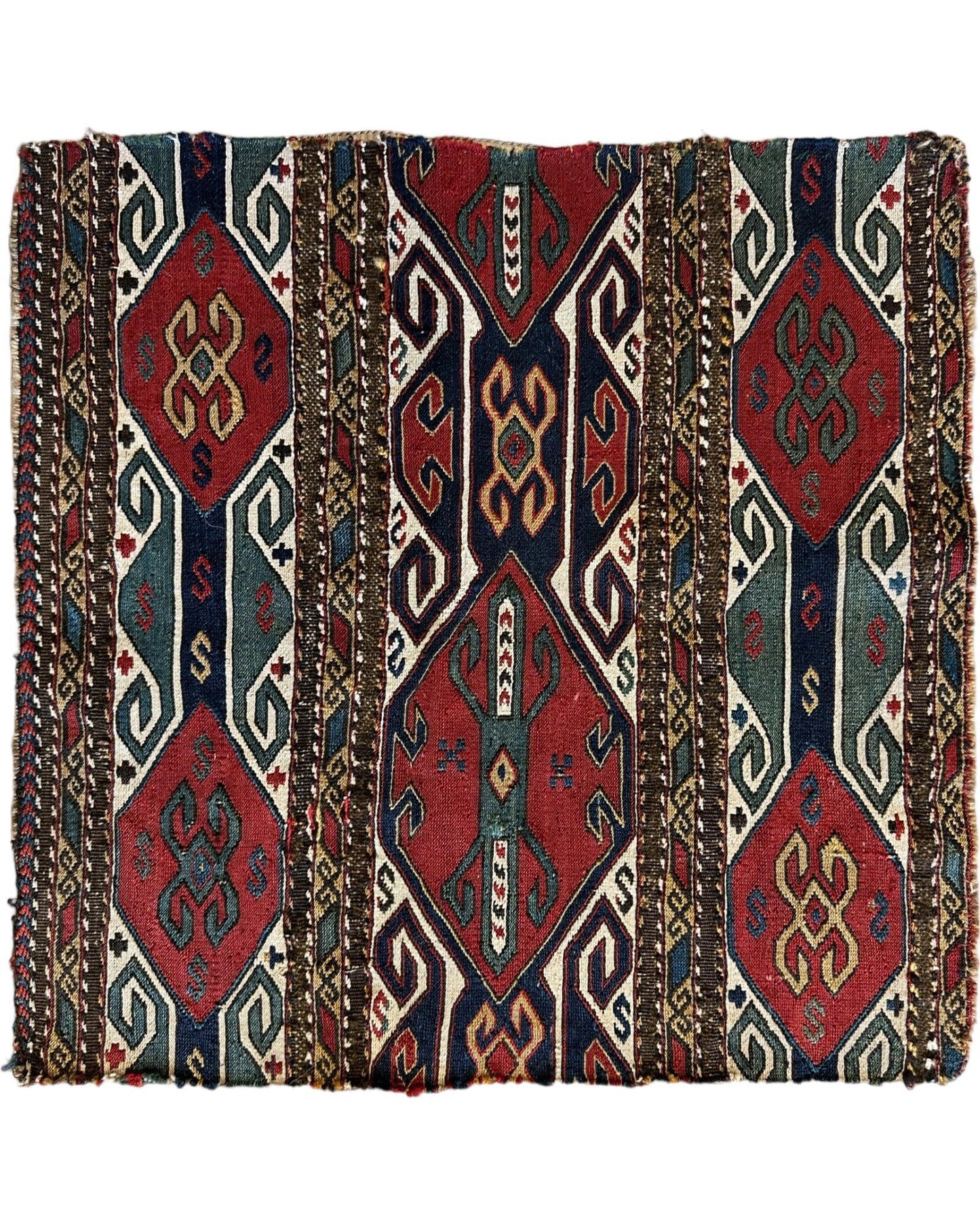Antique Tribal Cradleface - 18" X 18"