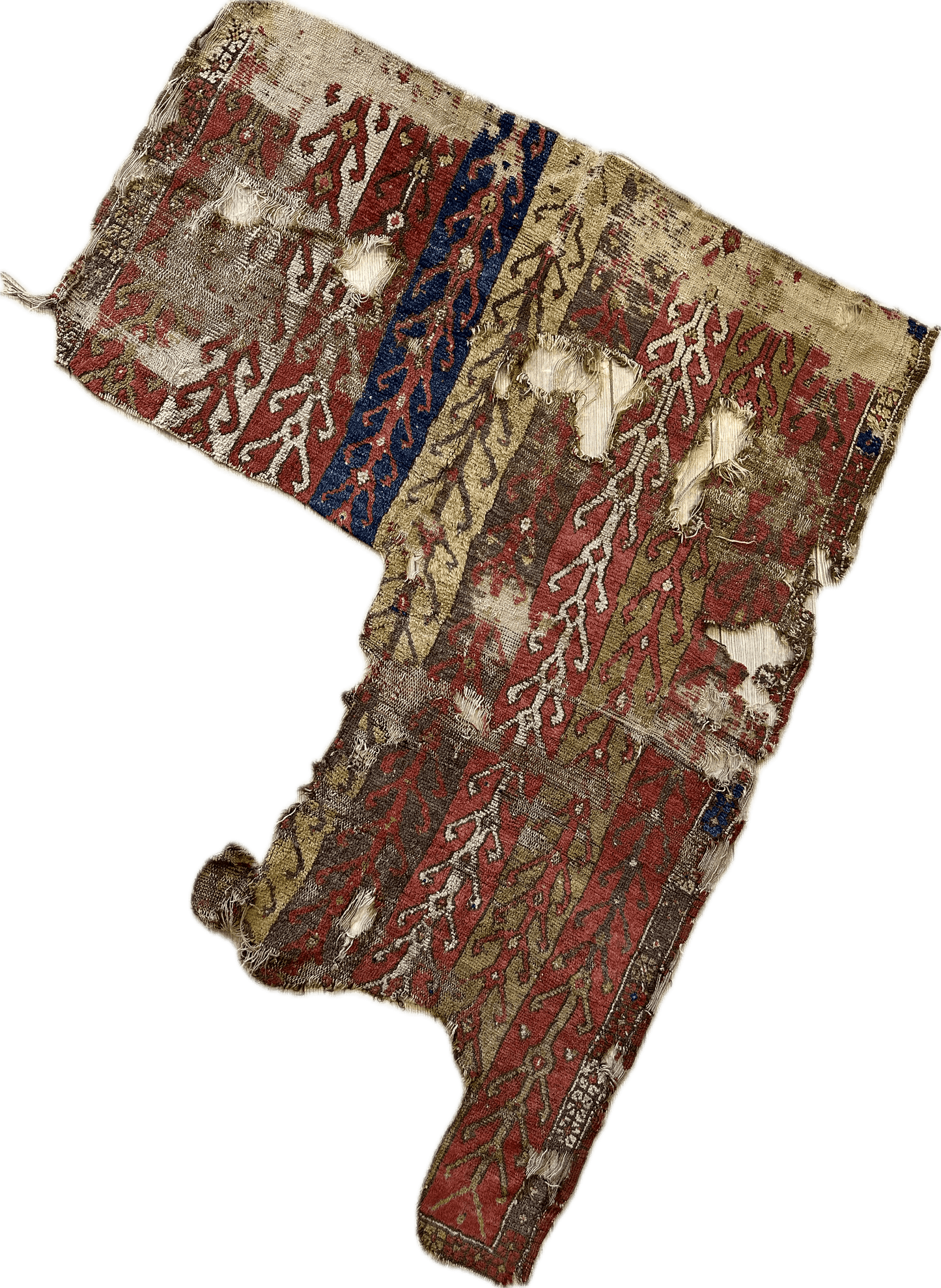 Antique 19th Century Rug Frament
