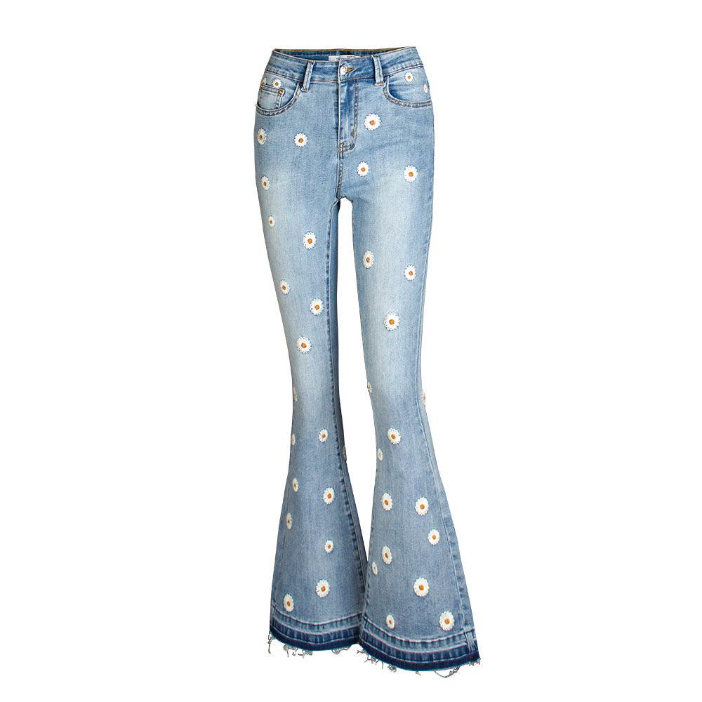 Daisy Bloom Wide Leg Jeans