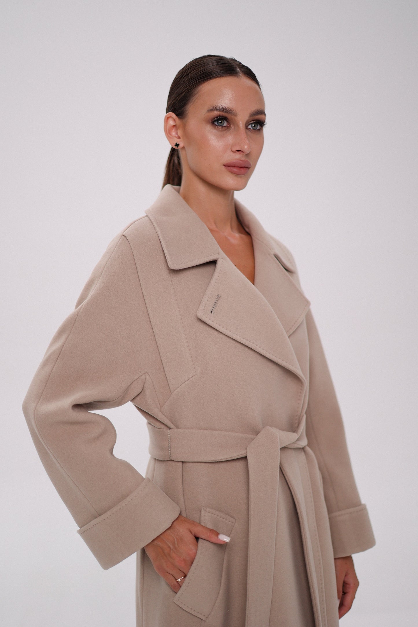 Cappotto classico in misto lana e cashmere Firenze