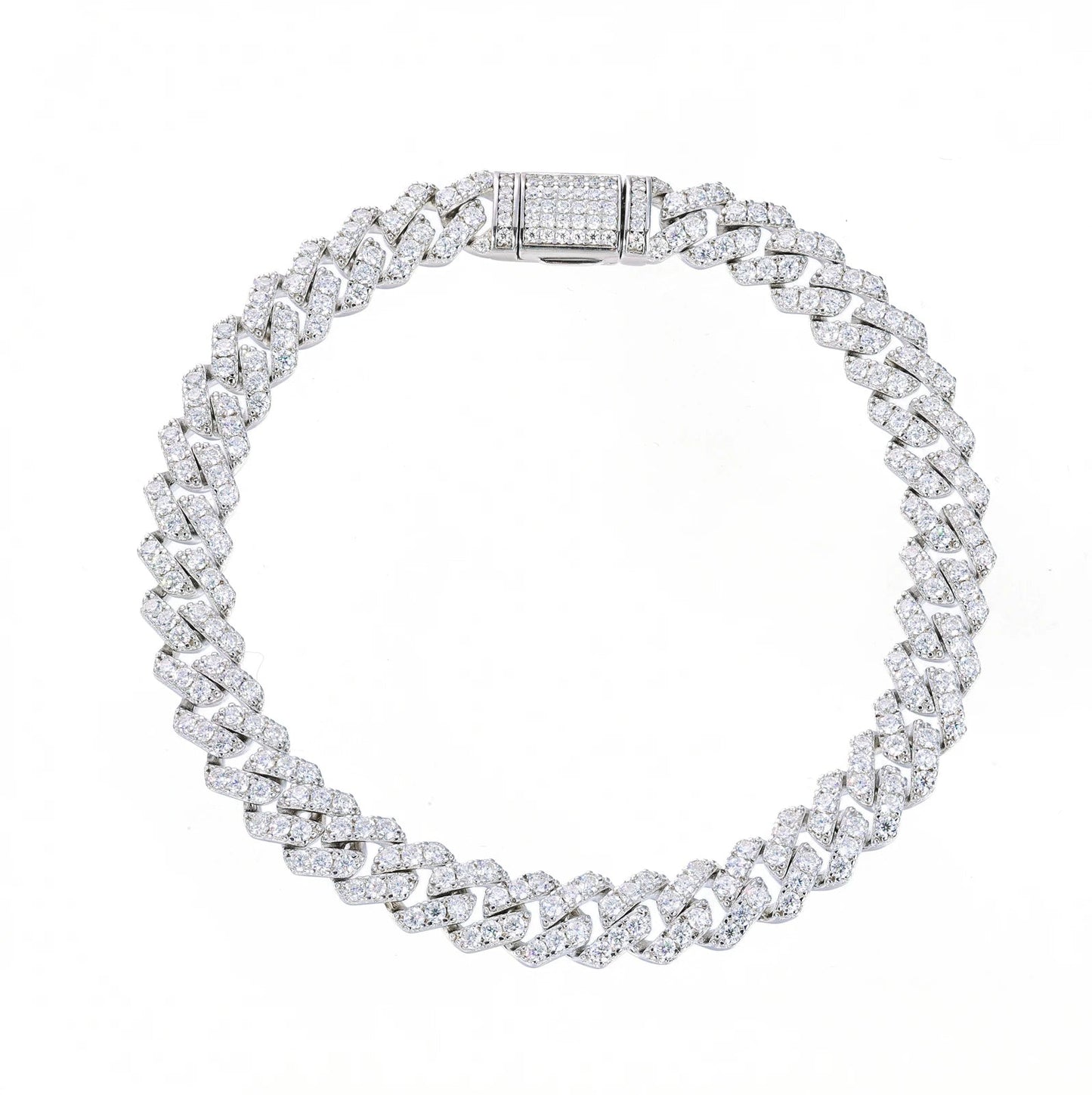 Bransoletka Maison de Lumière - Bransoletka Moissanite Cuban Link