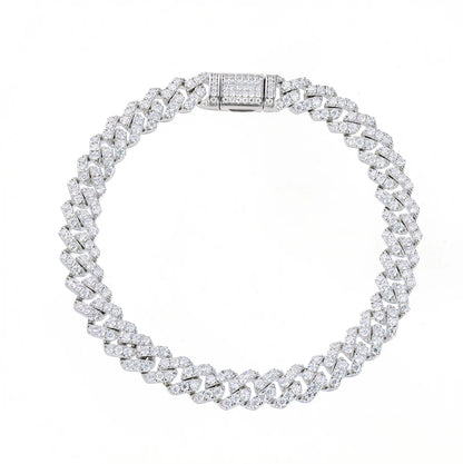 Bransoletka Maison de Lumière - Bransoletka Moissanite Cuban Link