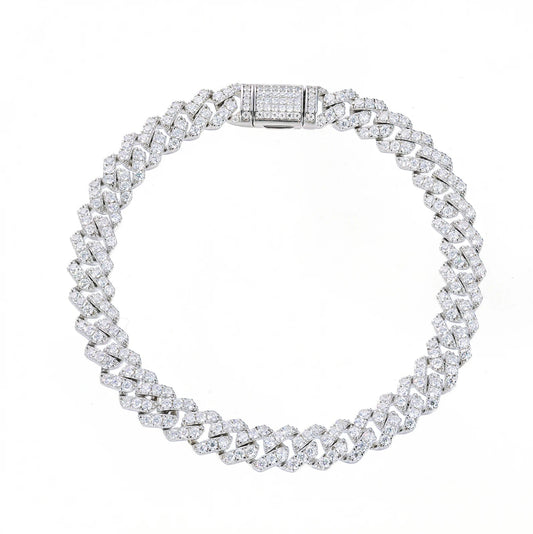 Bransoletka Maison de Lumière - Bransoletka Moissanite Cuban Link