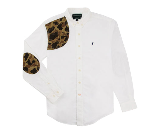 Chemise de sportif - Blanc/Camouflage original