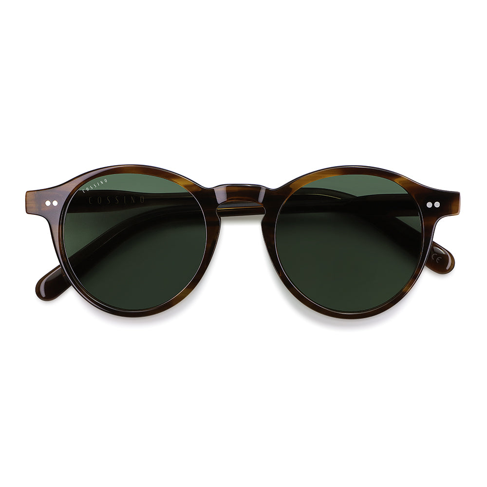 Lunettes de soleil rondes en acétate Belize Redon