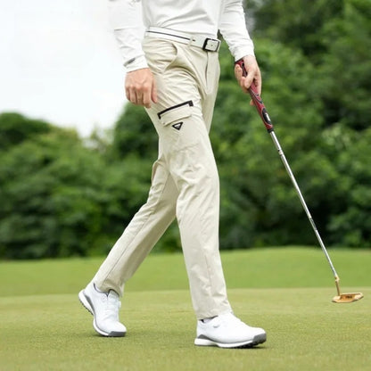 Pantalones de golf de carga de elasticidad
