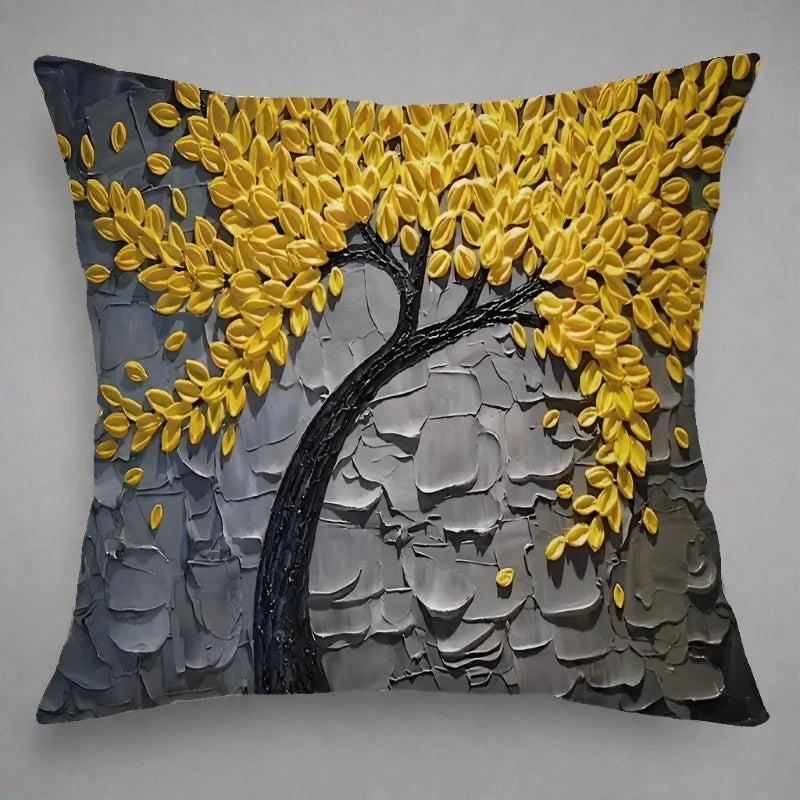 Nordic Style Oil Painting Pillow Covers