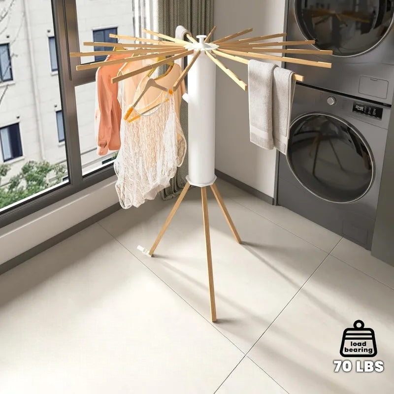 Space Saving Minimalist Clothes Drying Rack