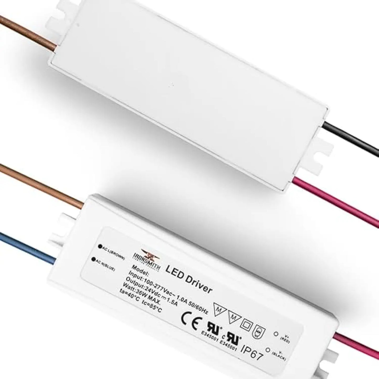 22W LED-drivrutin 24V dimbar | 110-277V AC till 24V DC konstant spänning