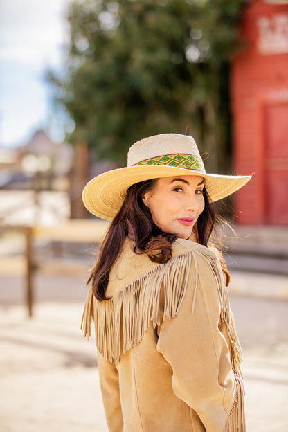 Western Wide Brim Straw Sun Hat