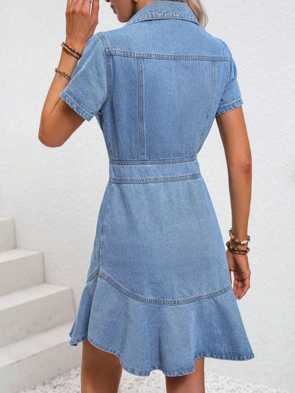 Denim Dream Button-Down Dress