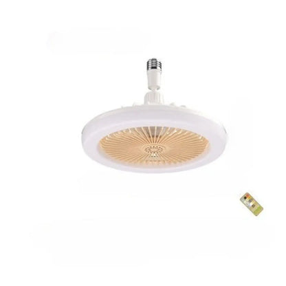 26CM fjärrkontroll LED-lampa och fläkt - takfläkt med E27-lampa