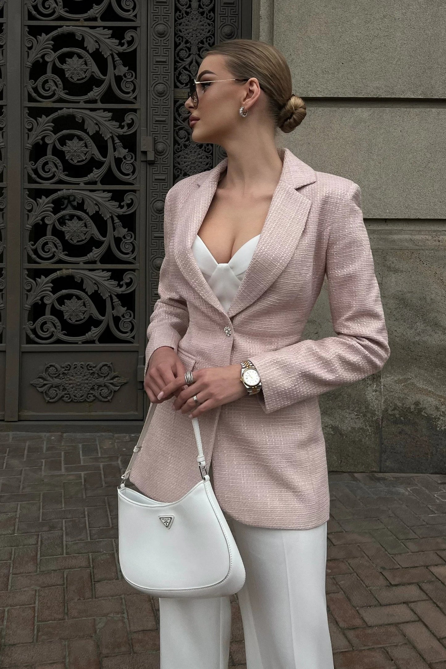 Frederine Klassischer Tweed-Blazer