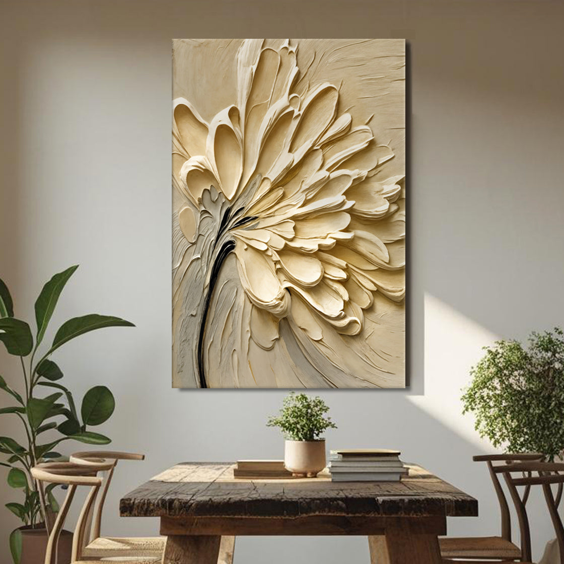 Arte murale con schizzi di fiori