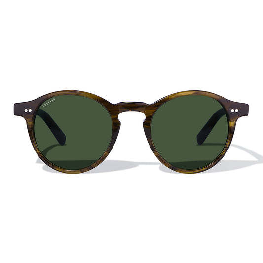 Lunettes de soleil rondes en acétate Belize Redon