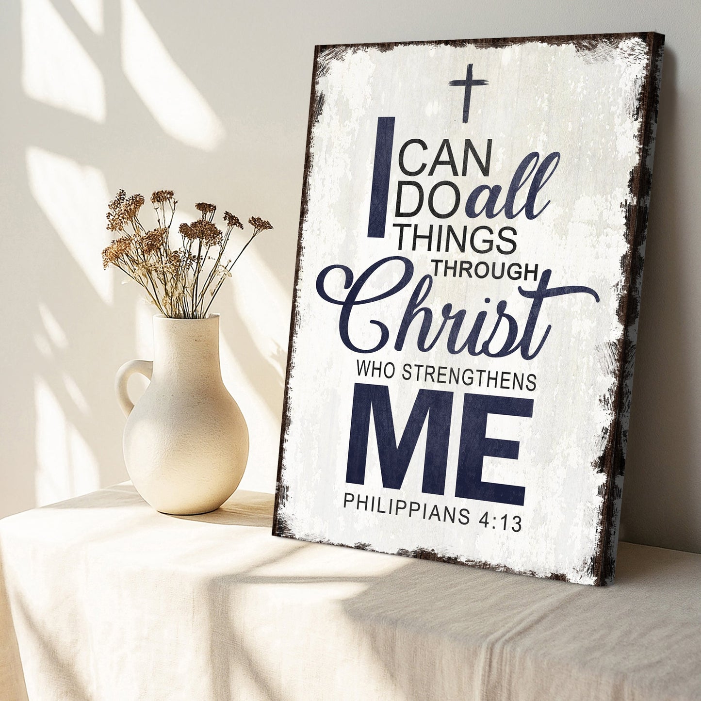 Philippiens 4:13 - Je peux tout faire par Christ, Signe de foi II