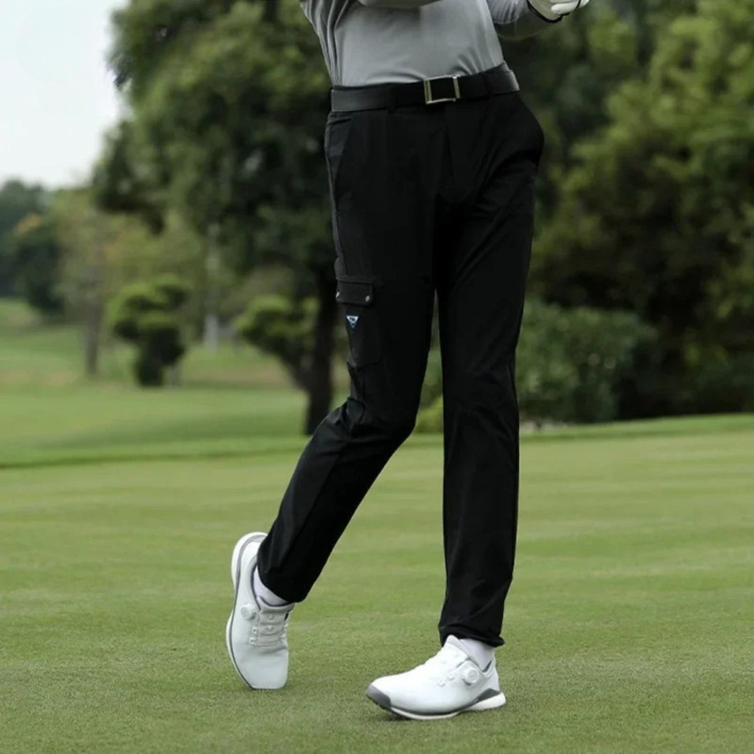 Pantalones de golf de carga de elasticidad