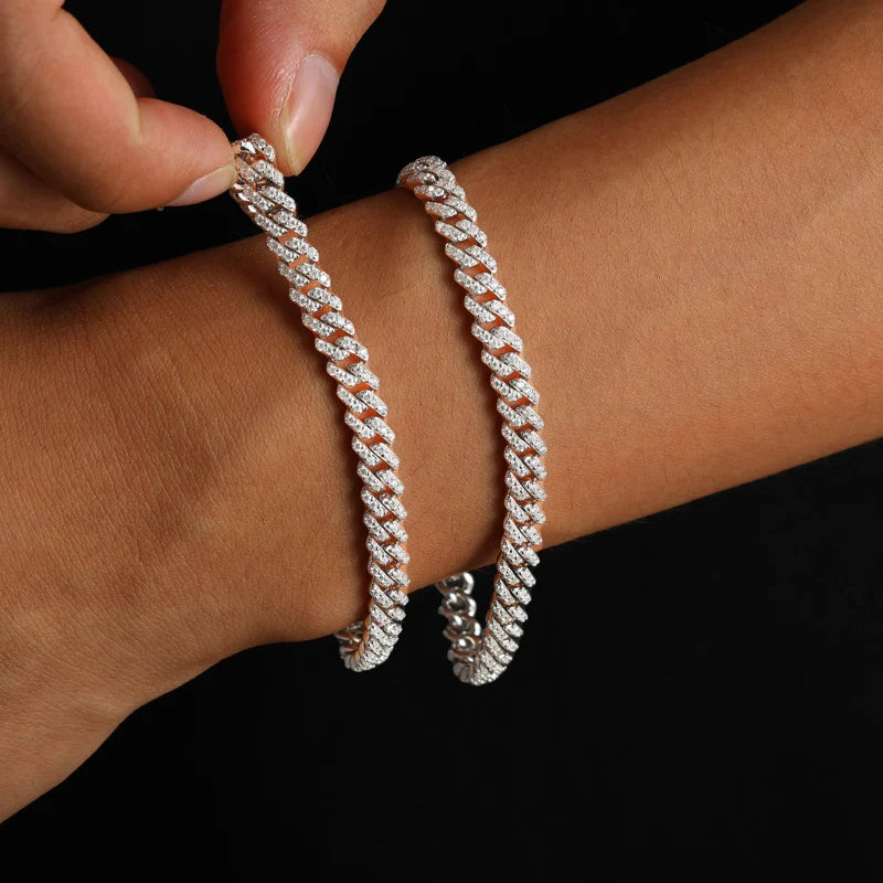 Bransoletka Maison de Lumière - Bransoletka Moissanite Cuban Link
