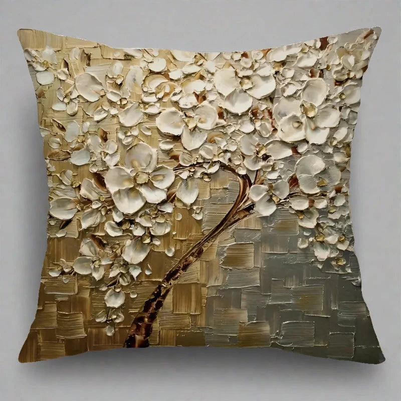 Nordic Style Oil Painting Pillow Covers