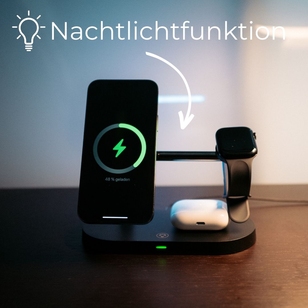 3-in-1 Wireless Charger | Fast Charging Station for Devices 4